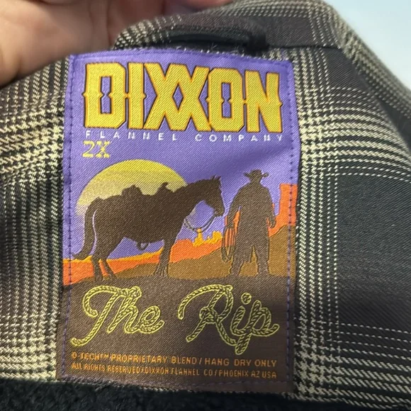 Dixxon “The Rip” fleece lined flannel - Picture 4 of 4
